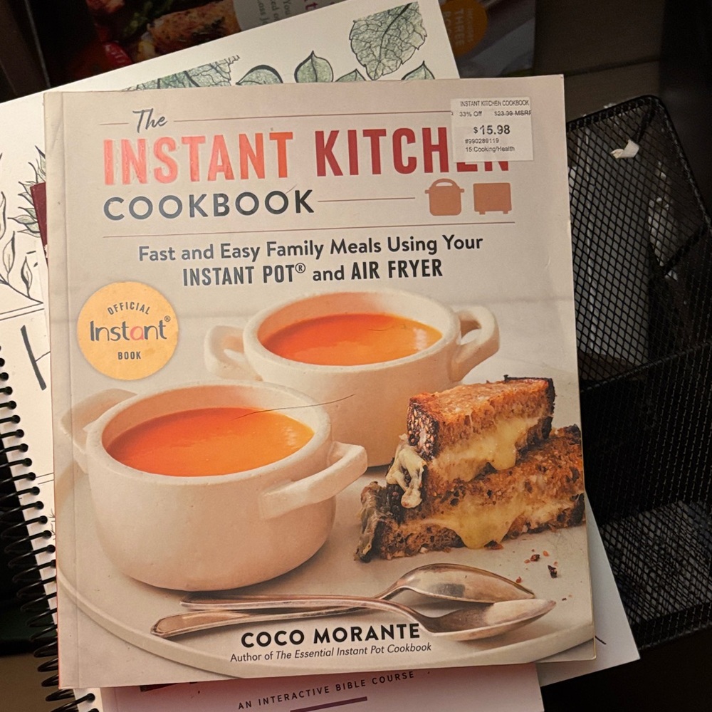 The Instant Kitchen Cookbook by Coco Morante - White and Orange